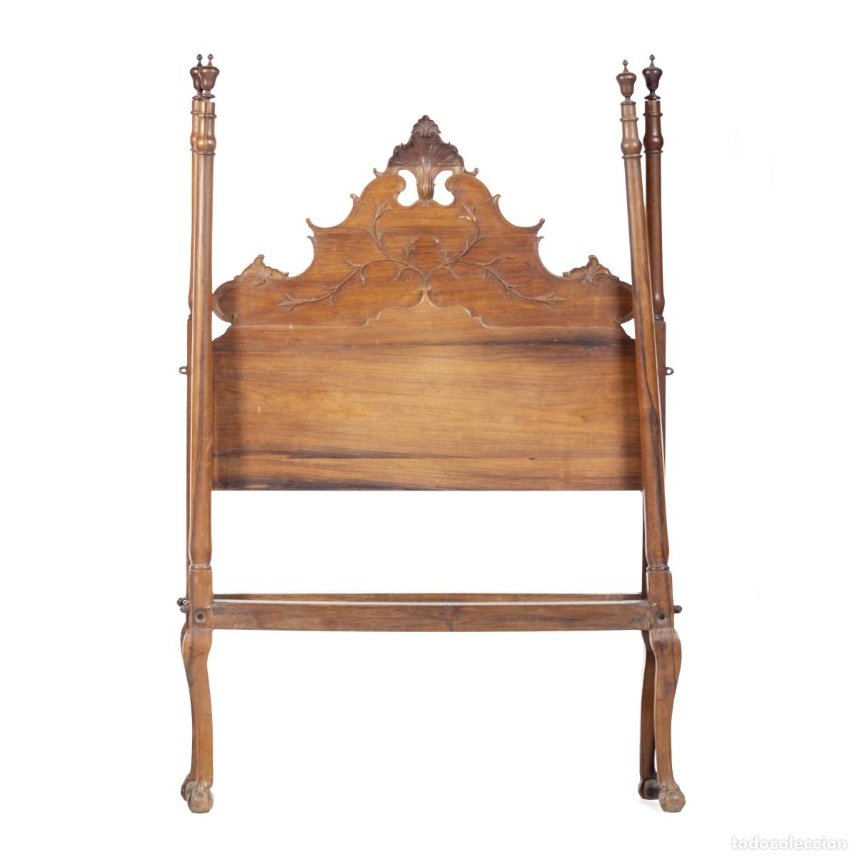 Antiquit&auml;ten: Cama individual de D. Jos&eacute; en palisandro - siglo XVIII