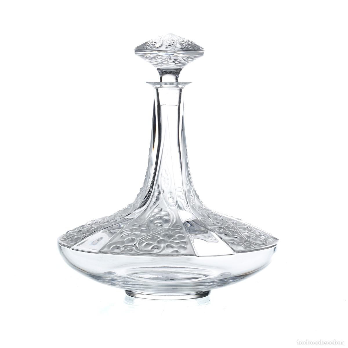 Antiques: Cristal y vidrio - Decantador Lalique