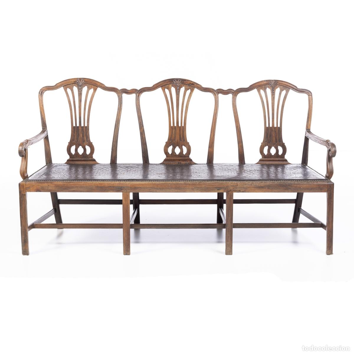 Antiguidades: Canap&eacute; estilo pombaline en madera de jacarand&aacute; - siglo XVIII