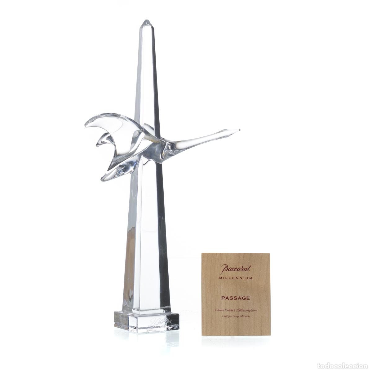 Antiques: Cristal y vidrio - Escultura; Baccarat Millennium - firmada por Serge Mansau