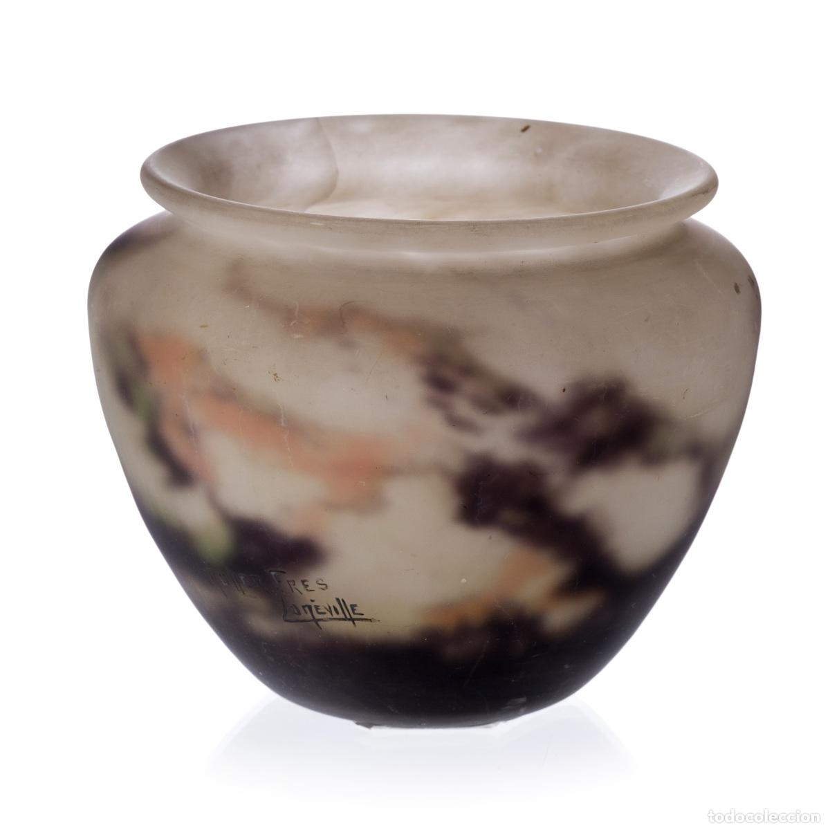 Oggetti Antichi: Cristal y vidrio - Olla - Muller Fr&egrave;res Luneville
