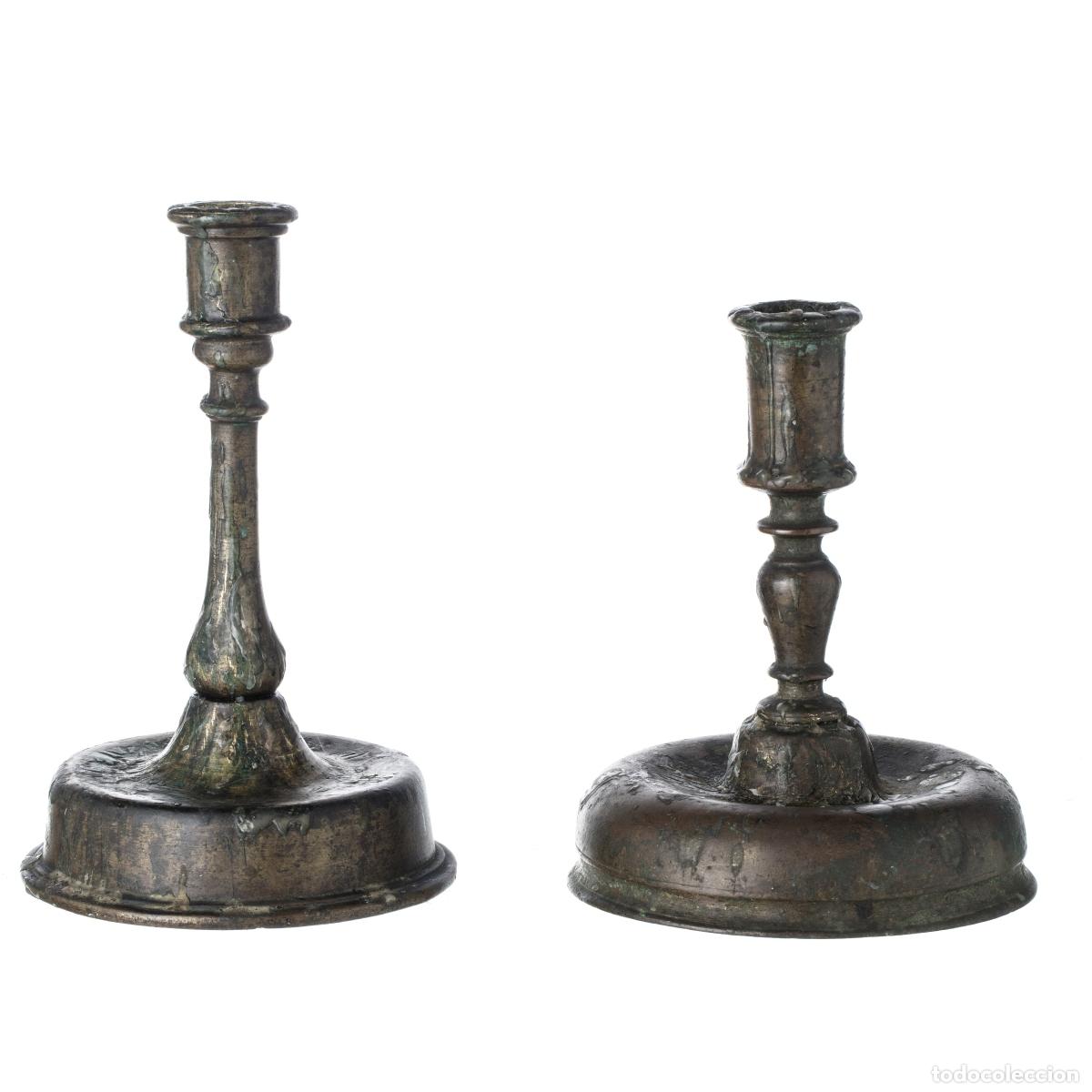 Antiguidades: Dos candelabros manieristas - siglo XVII