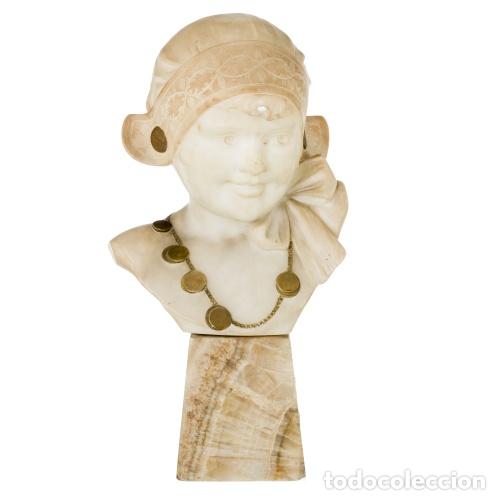 Antig&uuml;edades: Escultura - Busto 'figura femenina' Art Nouveau