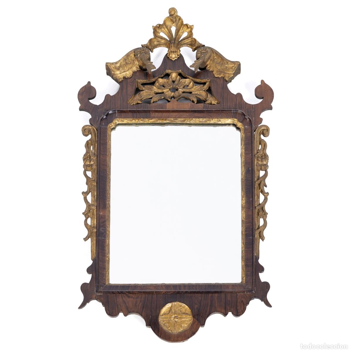 Antiquit&eacute;s: Espejo de D. Jos&eacute; en madera de jacarand&aacute; - siglo XVIII