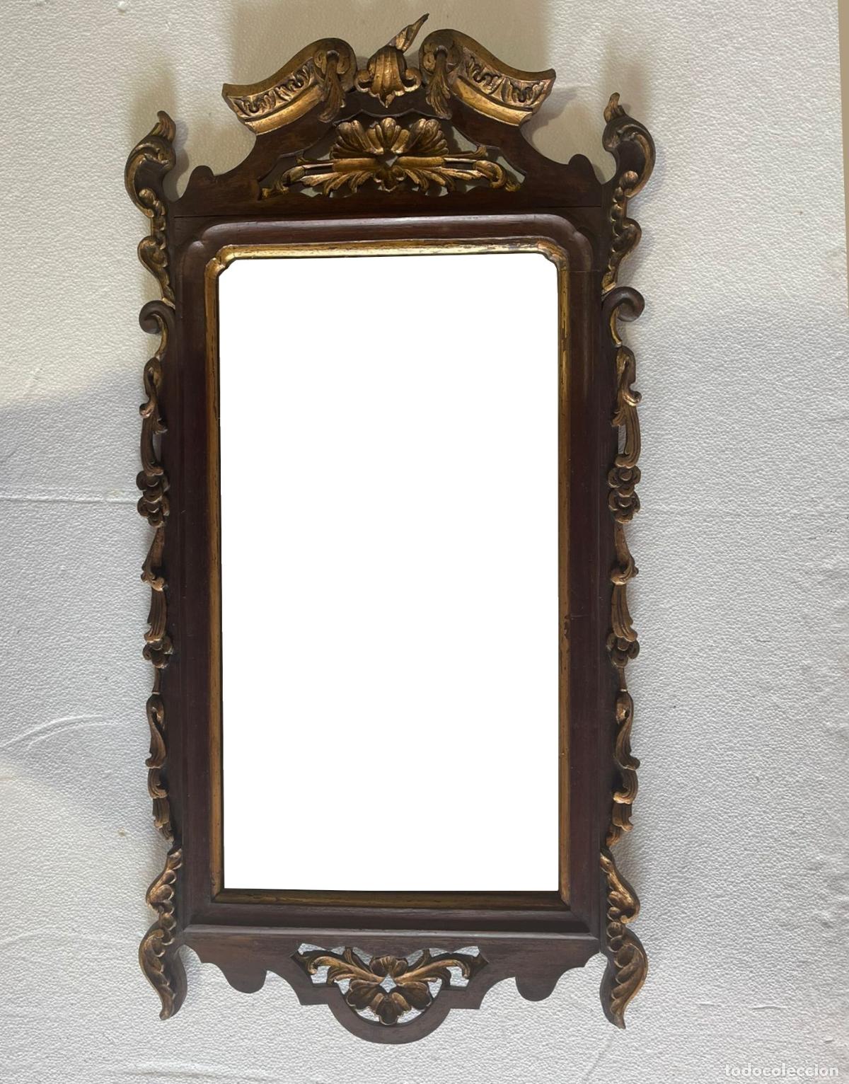 Antiquit&auml;ten: Espejo de pared D. Jos&eacute; en madera de jacarand&aacute;.