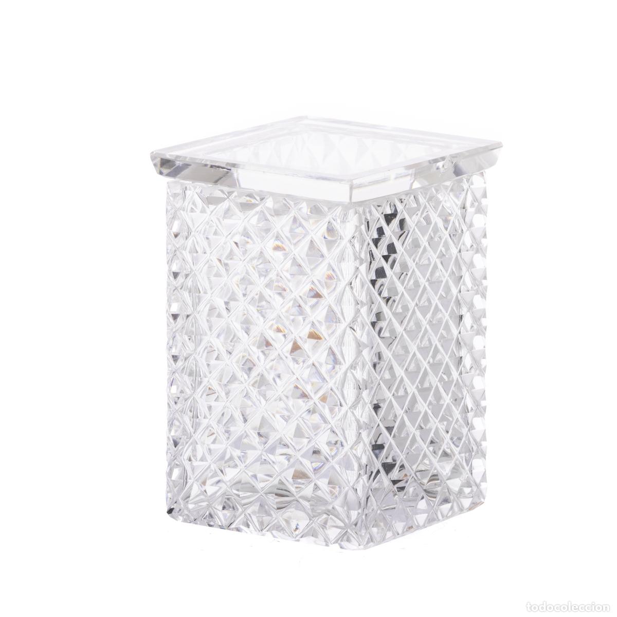 Oggetti Antichi: Cristal y vidrio - Caja con tapa