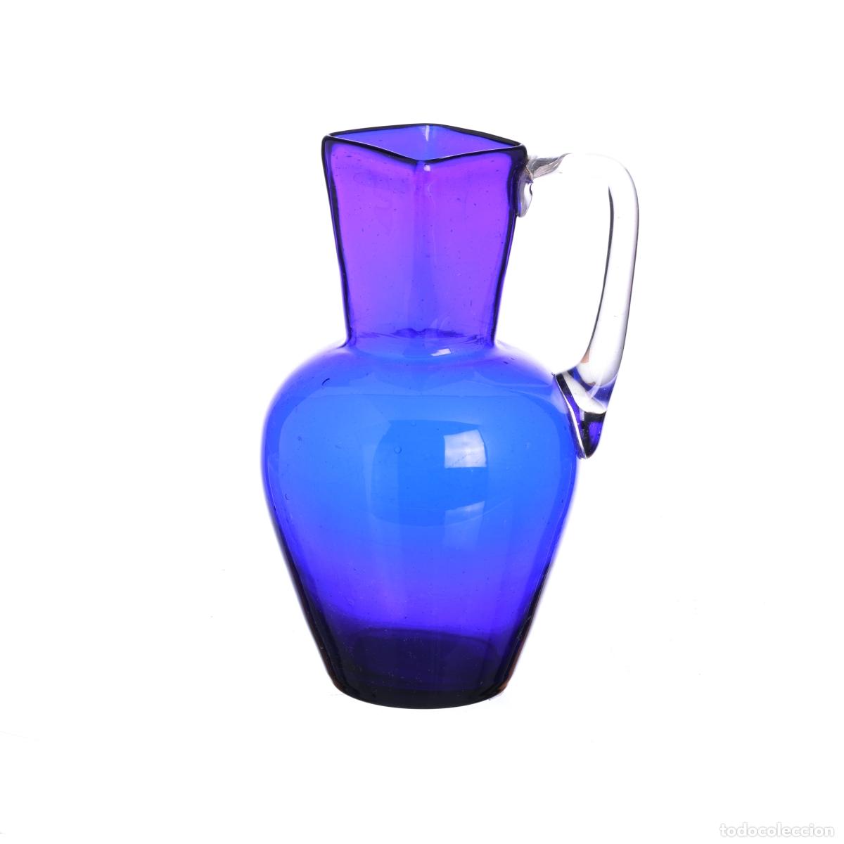Antiguidades: Taza de cristal y vidrio