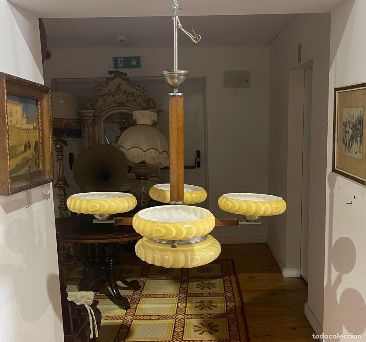 Antig&uuml;edades: Iluminaci&oacute;n - L&aacute;mpara de techo Art D&eacute;co