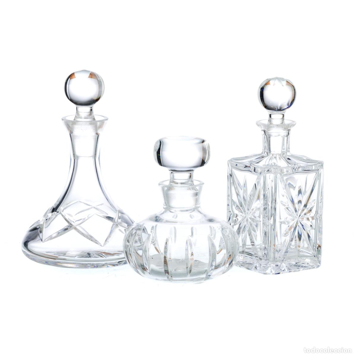 Antiques: Cristal y vidrio: Tres botellas de Atlantis