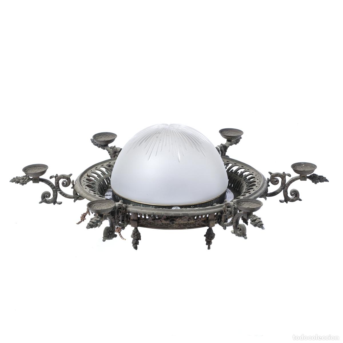 Antiques: Iluminaci&oacute;n - L&aacute;mpara de techo