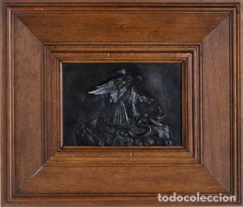 Antig&uuml;edades: Escultura - Bajorrelieve (firmado)