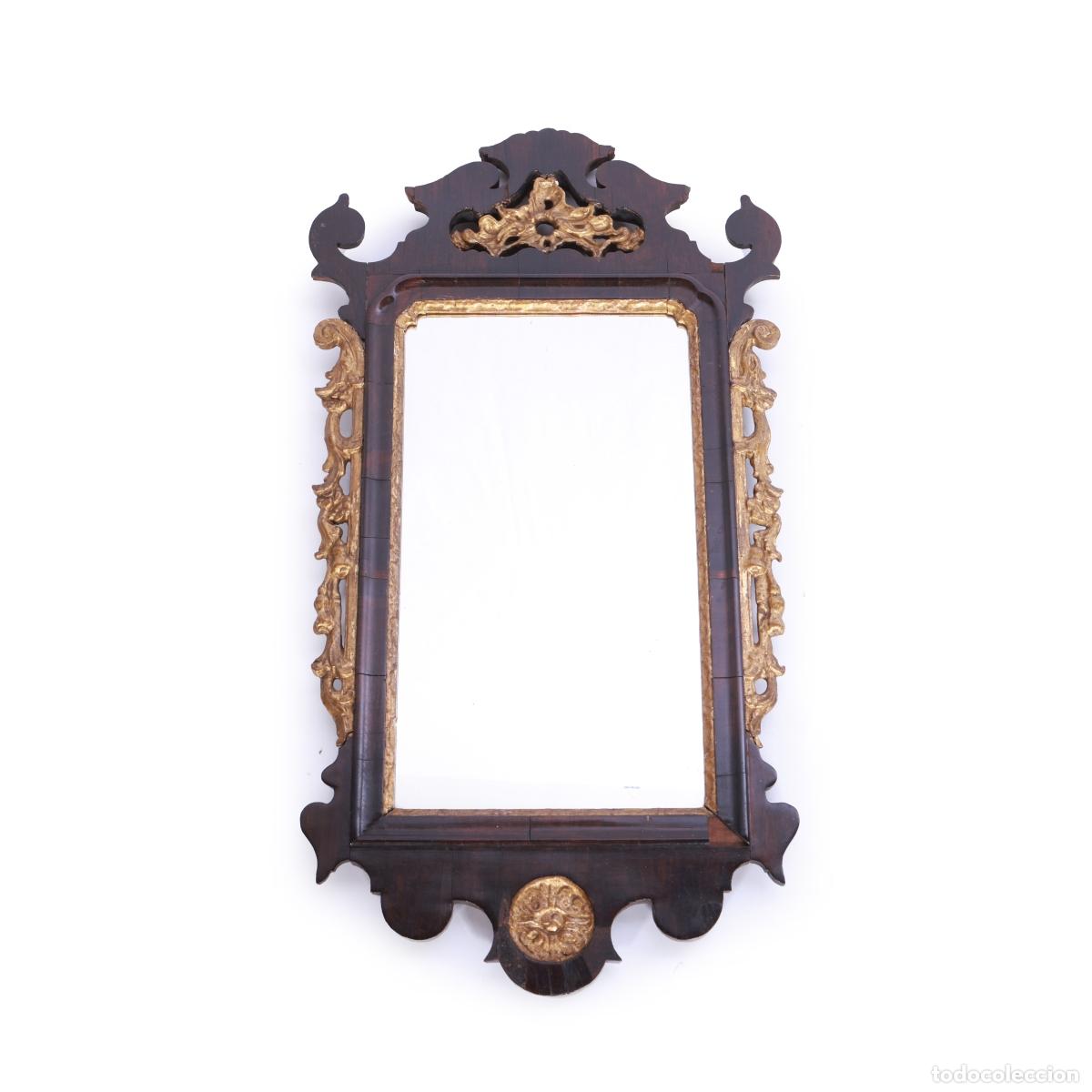 Antiquit&auml;ten: Espejo de pared de D. Jos&eacute; en palisandro - siglo XVIII