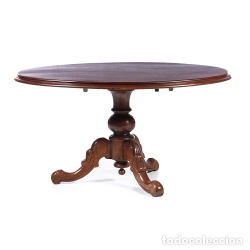 Antiquit&eacute;s: Mesa de centro ovalada - siglo XIX