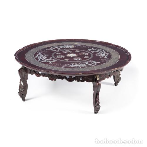 Antiquit&eacute;s: Mesa de centro de palisandro