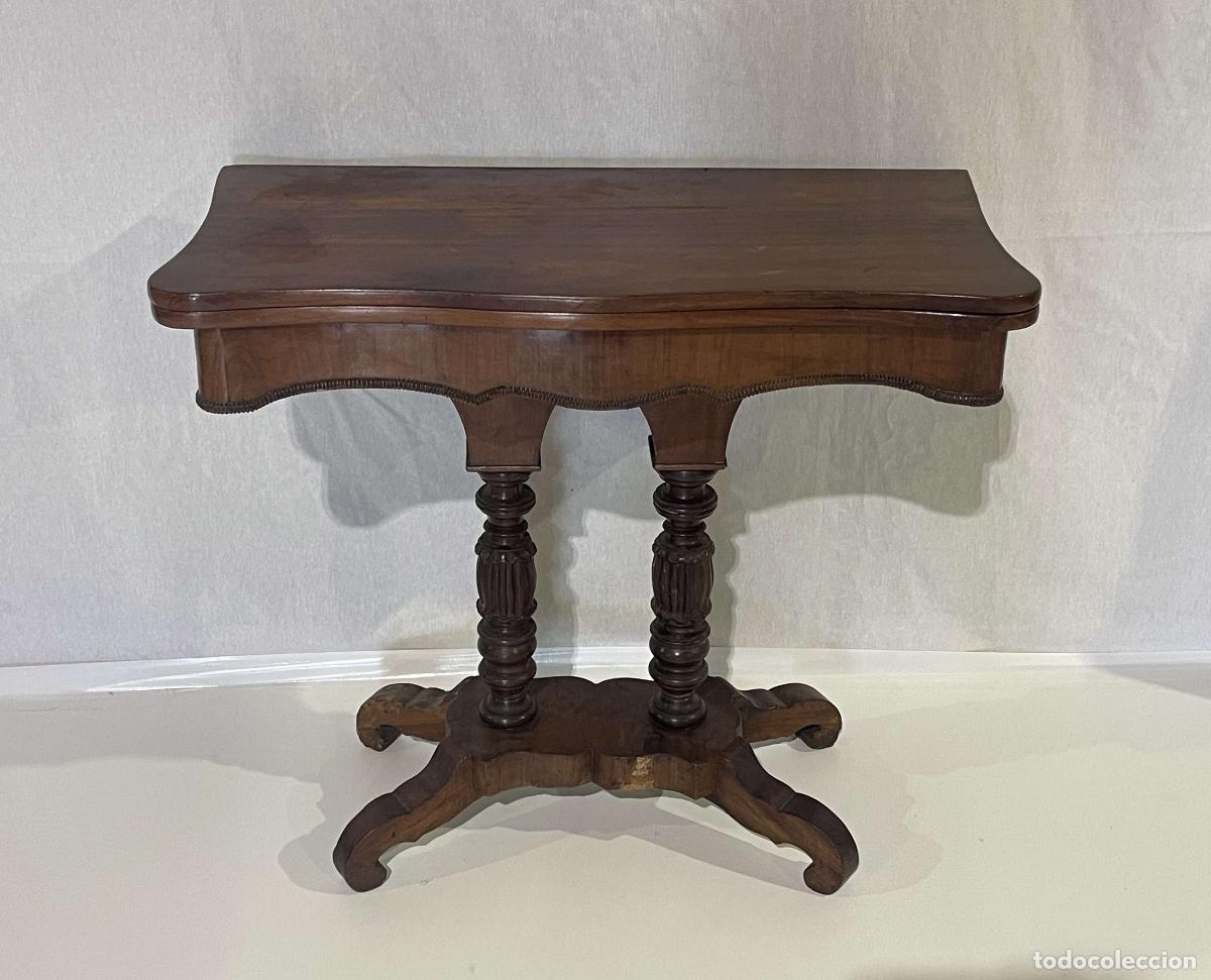Antiquit&eacute;s: Mesa de t&eacute; de palisandro - siglo XIX