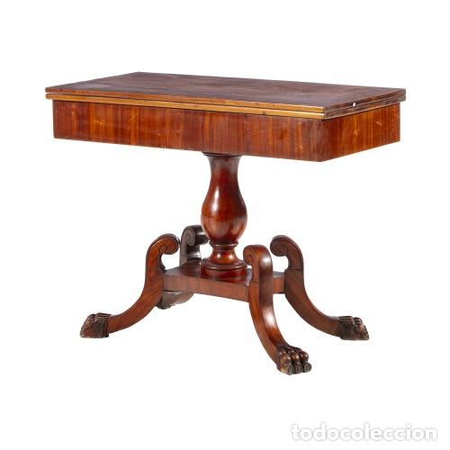 Antig&uuml;edades: Mesa de t&eacute; de palisandro - siglo XIX - Foto 1