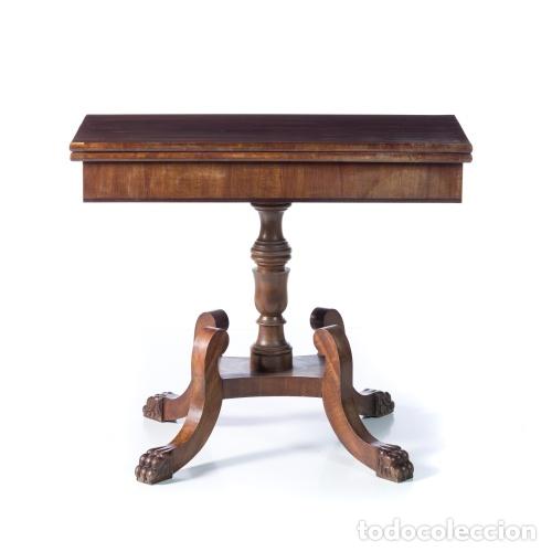 Antig&uuml;edades: Mesa de juego - siglo XIX - Foto 1