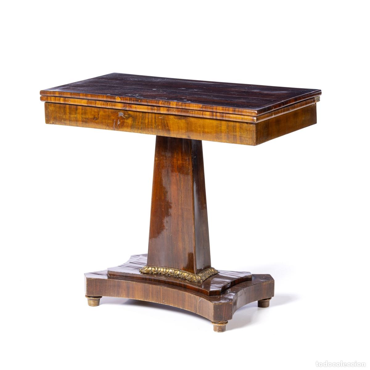 Antiquit&eacute;s: Mesa de juegos de palisandro - siglo XIX