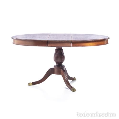 Antig&uuml;edades: Mesa de comedor de madera de caoba - siglo XIX