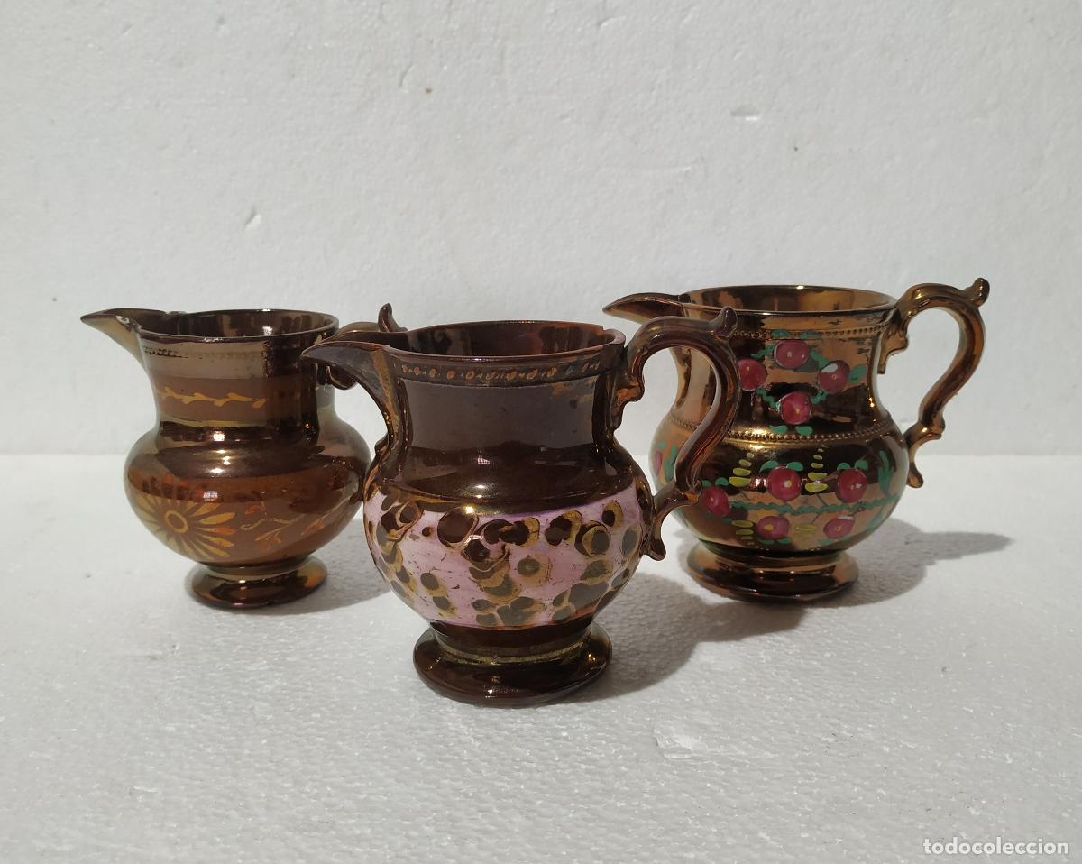 Antig&uuml;edades: Cer&aacute;mica - Tres candelabros - Foto 1