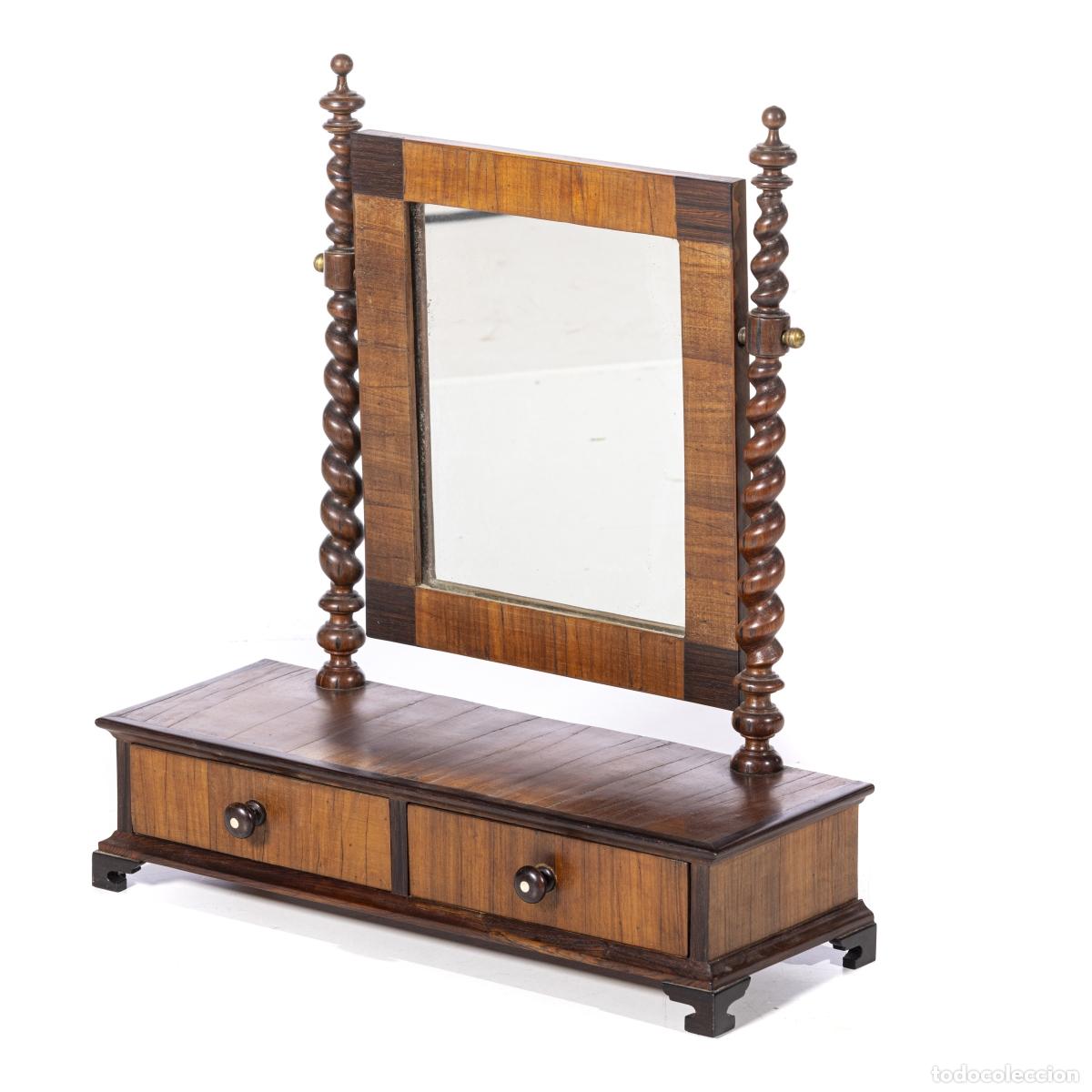 Antiquit&auml;ten: Mueble de ba&ntilde;o en madera de caoba - siglo XIX