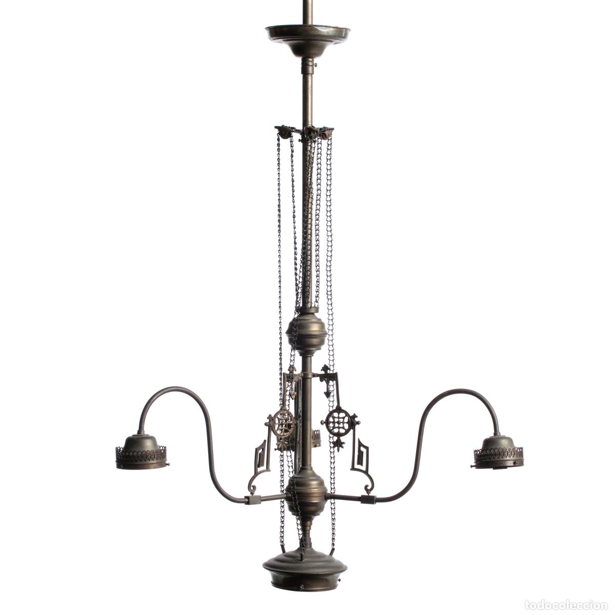 Antig&uuml;edades: Iluminaci&oacute;n - L&aacute;mpara de techo Art Nouveau