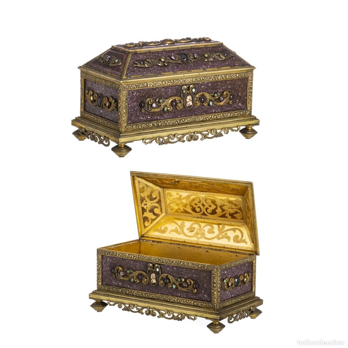 Antiques: Importante cofre italiano - siglo XVII