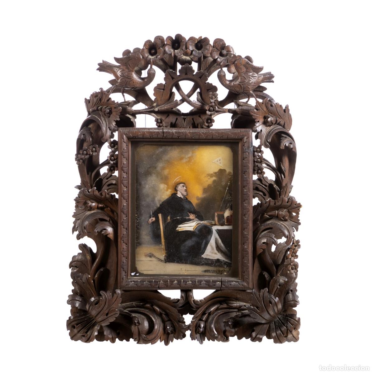 Antig&uuml;edades: Pintura - San Agust&iacute;n - Siglo XVIII