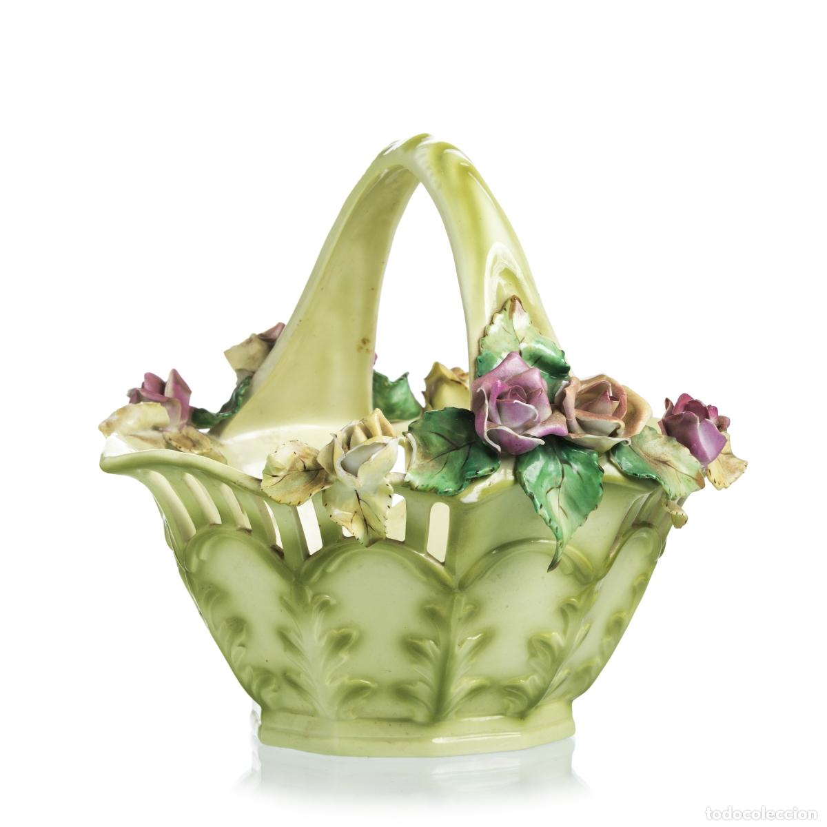Antiguidades: Porcelana - Cesta/frutero - Vista Alegre