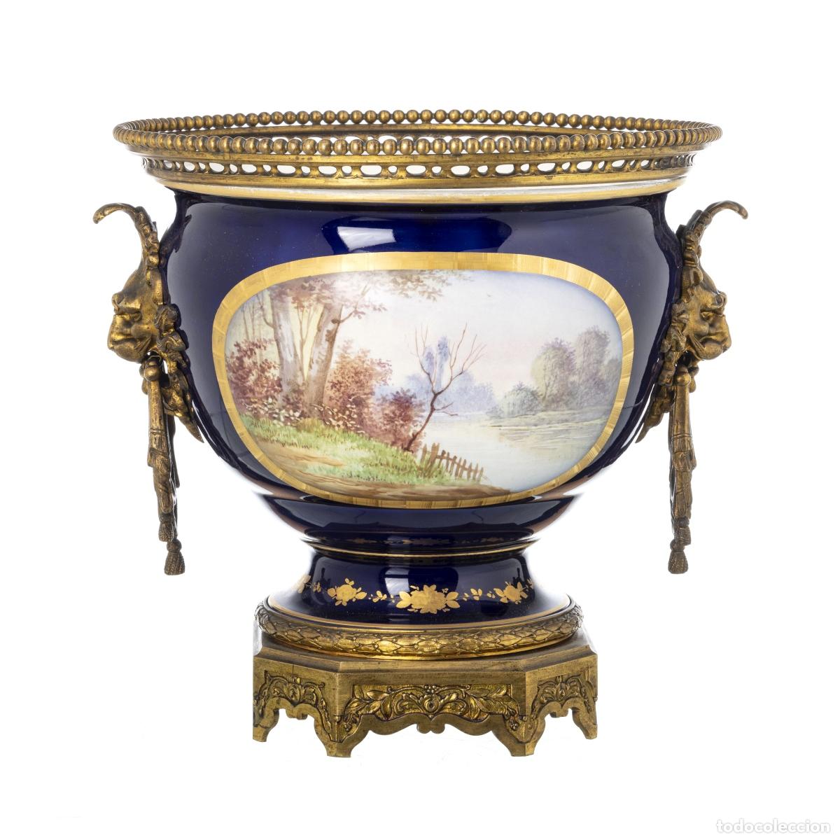 Antiquit&auml;ten: Porcelana - Centro de mesa de S&egrave;vre - Siglo XIX