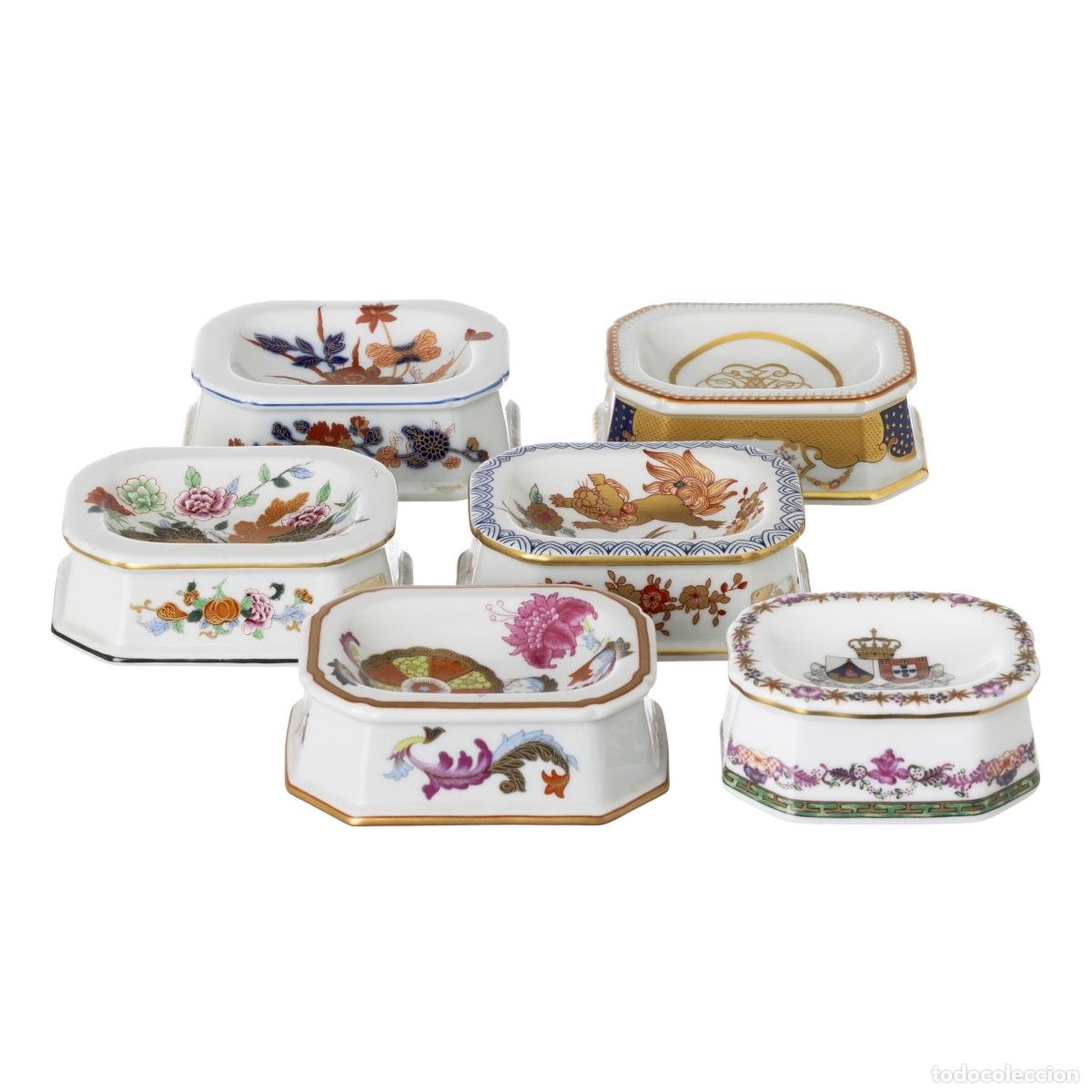 Antiques: Porcelana - Juego de seis saleros - Vista Alegre