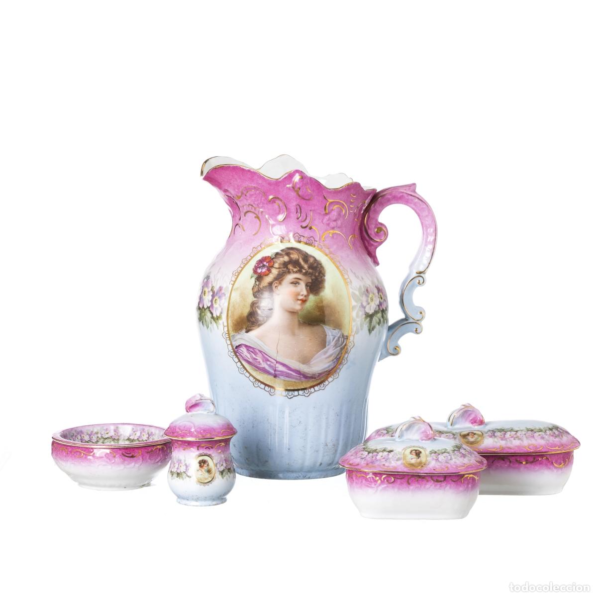 Antiques: Porcelana - Juego de inodoro - Vista Alegre