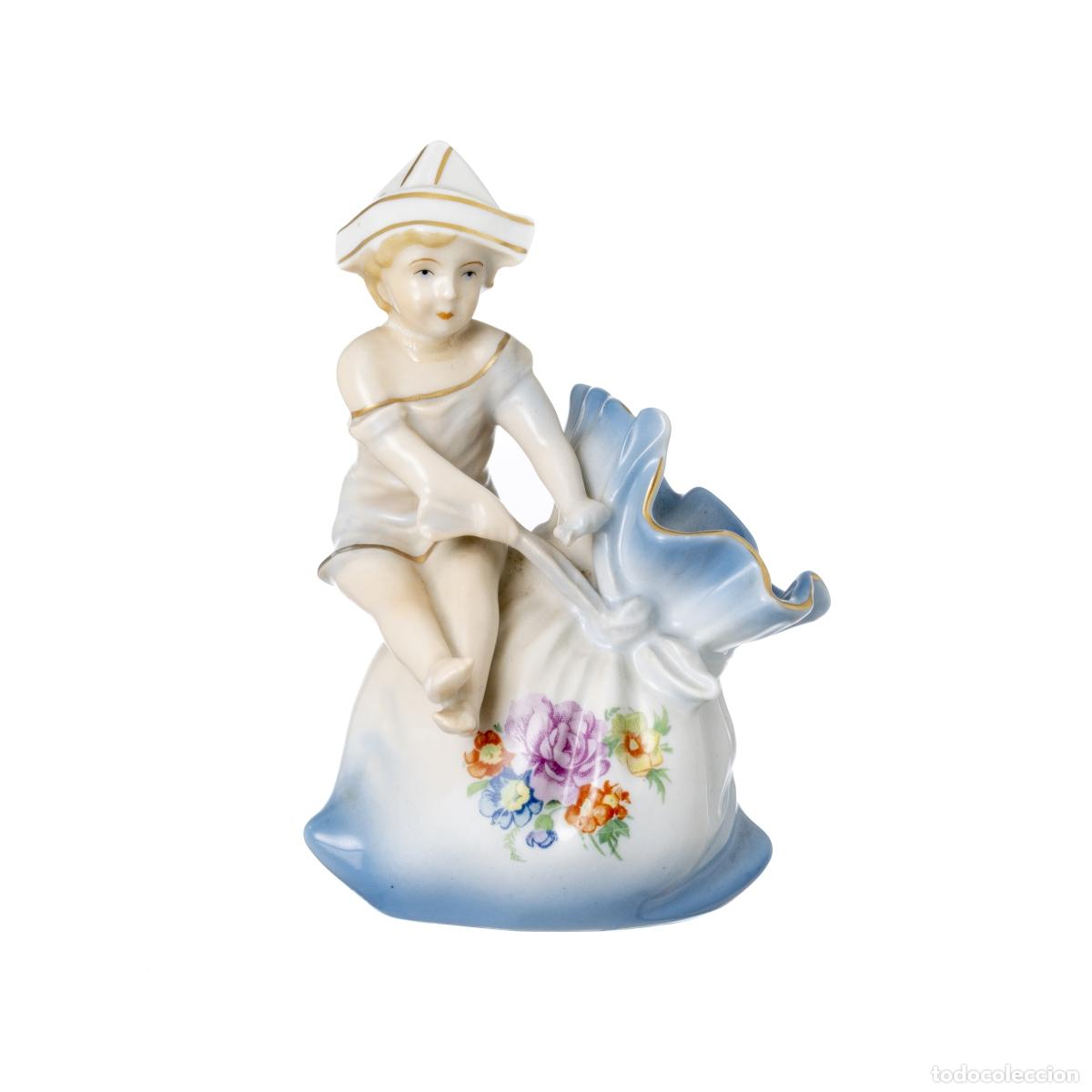 Antiques: Porcelana - Escultura electrocer&aacute;mica de Candal