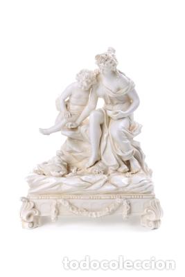 Antiques: Porcelana - Grupo escult&oacute;rico