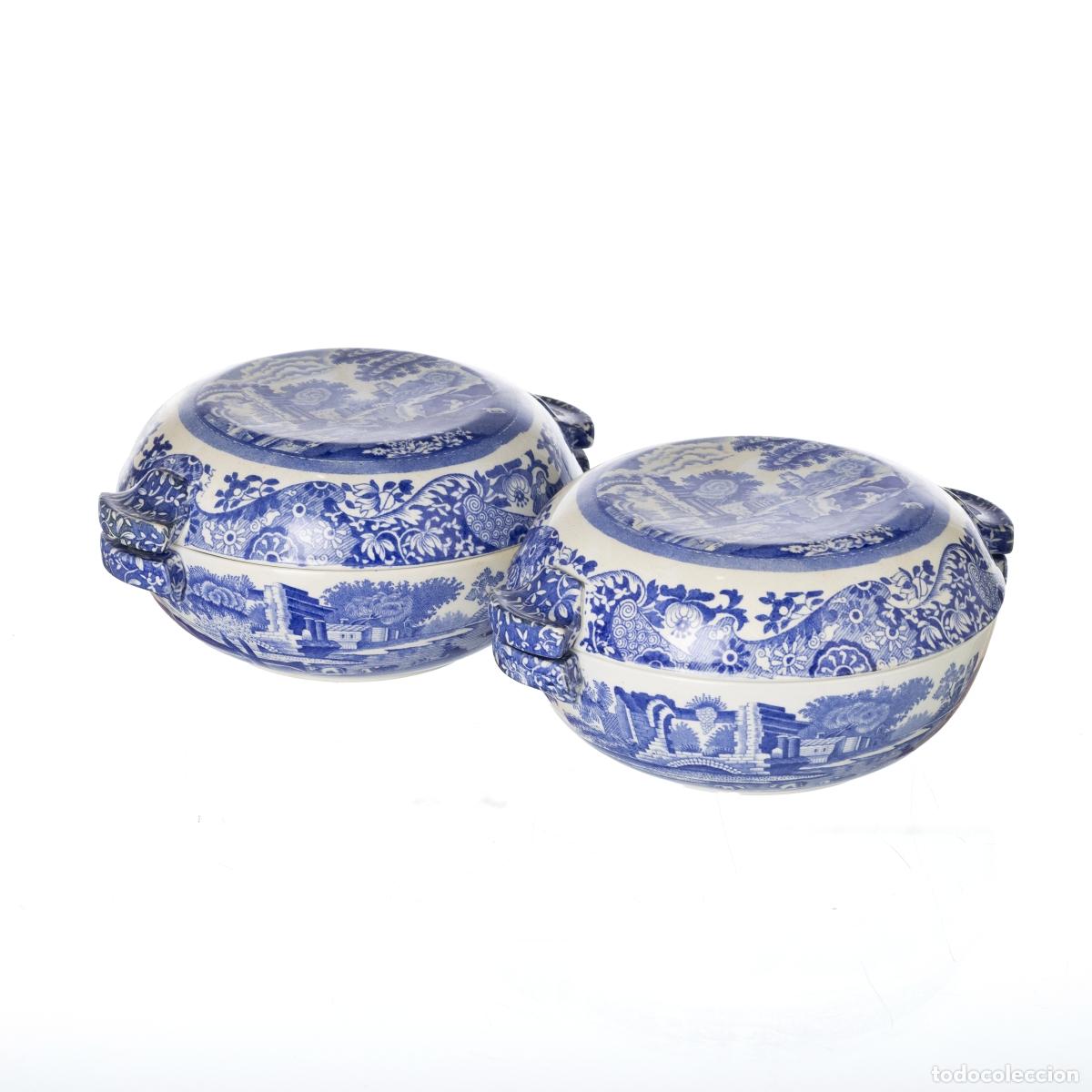Antig&uuml;edades: Porcelana - Par de soperas - Copeland Spode - Foto 1