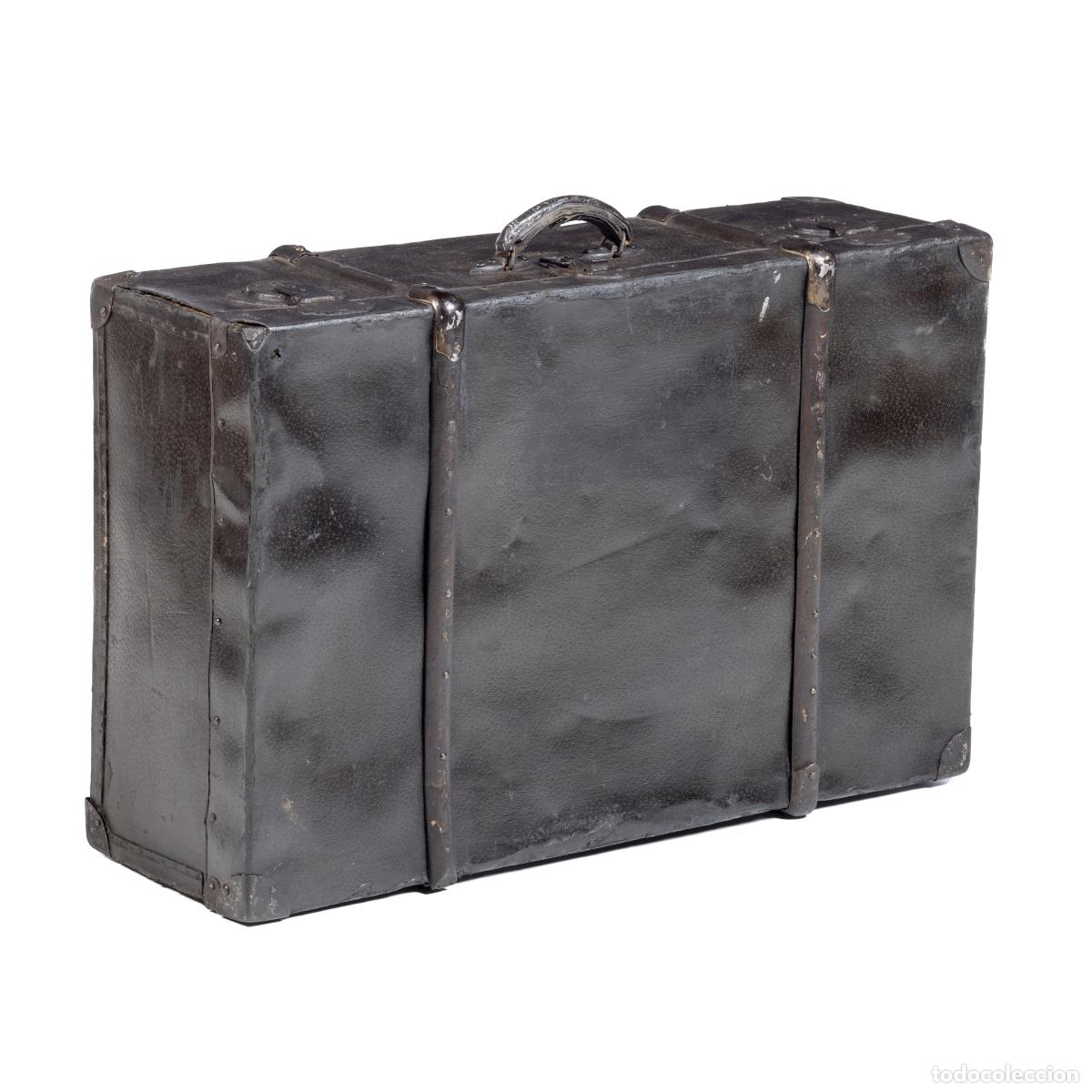Antiques: Bolsa de viaje de cuero