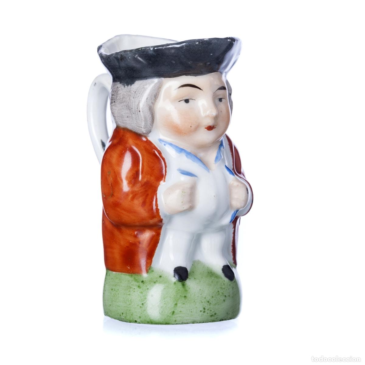 Oggetti Antichi: Jarra peque&ntilde;a de porcelana Toby