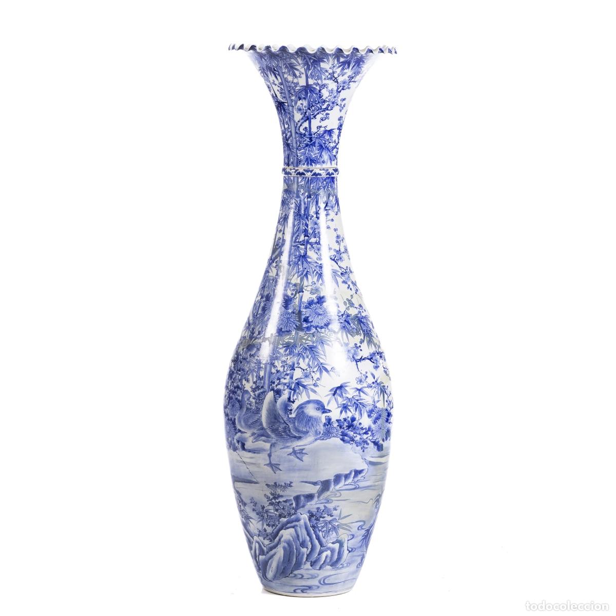 Antiguidades: Porcelana oriental - Jarr&oacute;n grande - 155 cm
