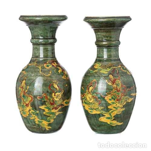 Antig&uuml;edades: Porcelana oriental - Par de jarrones