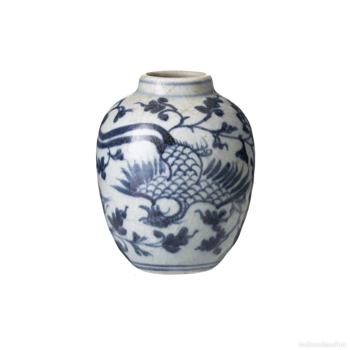 Antiques: Porcelana oriental - Jarr&oacute;n Swatow