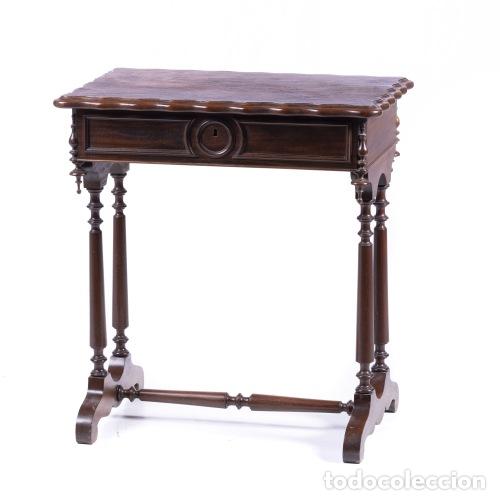 Antiquit&eacute;s: Mesa de costura rom&aacute;ntica - siglo XIX