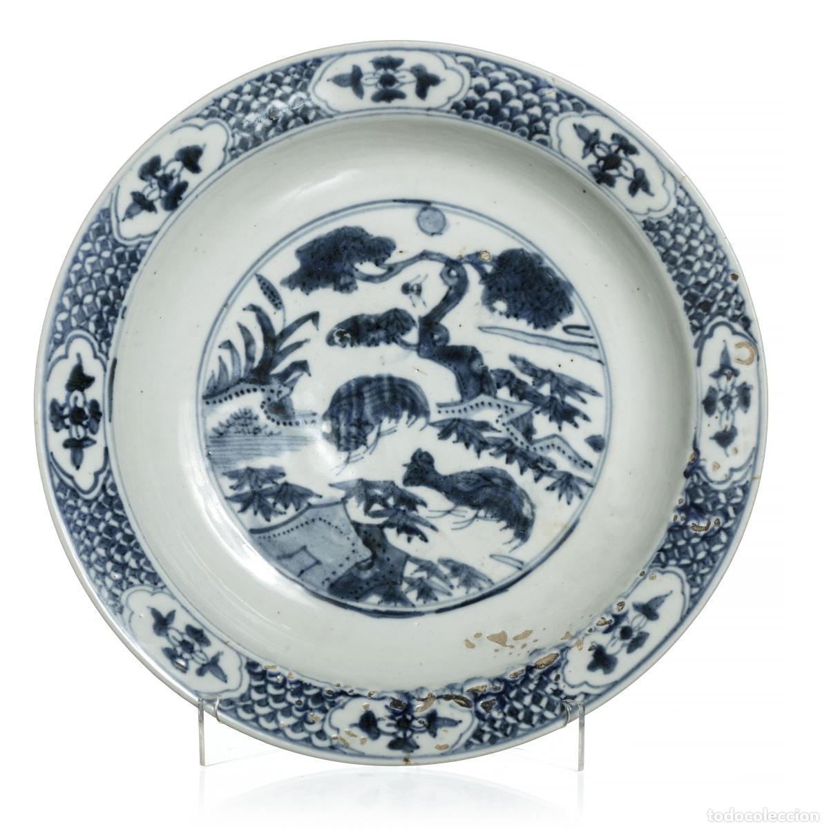Antiguidades: Porcelana oriental - Plato grande