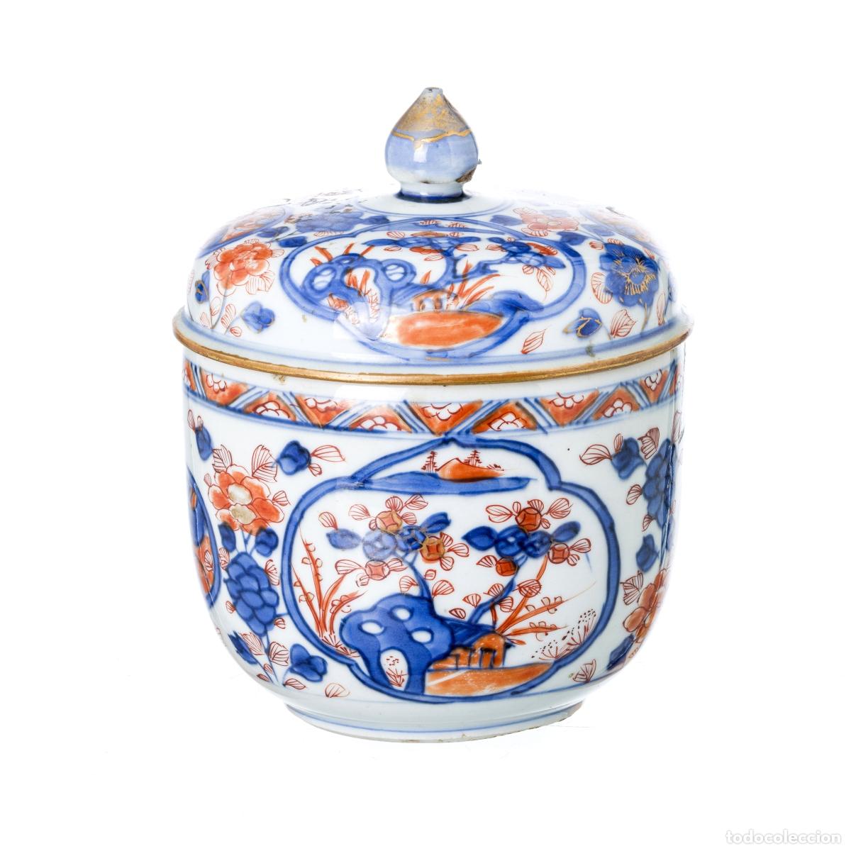 Antiguidades: Porcelana oriental - Jarra con tapa - Compa&ntilde;&iacute;a Brit&aacute;nica de las Indias Orientales