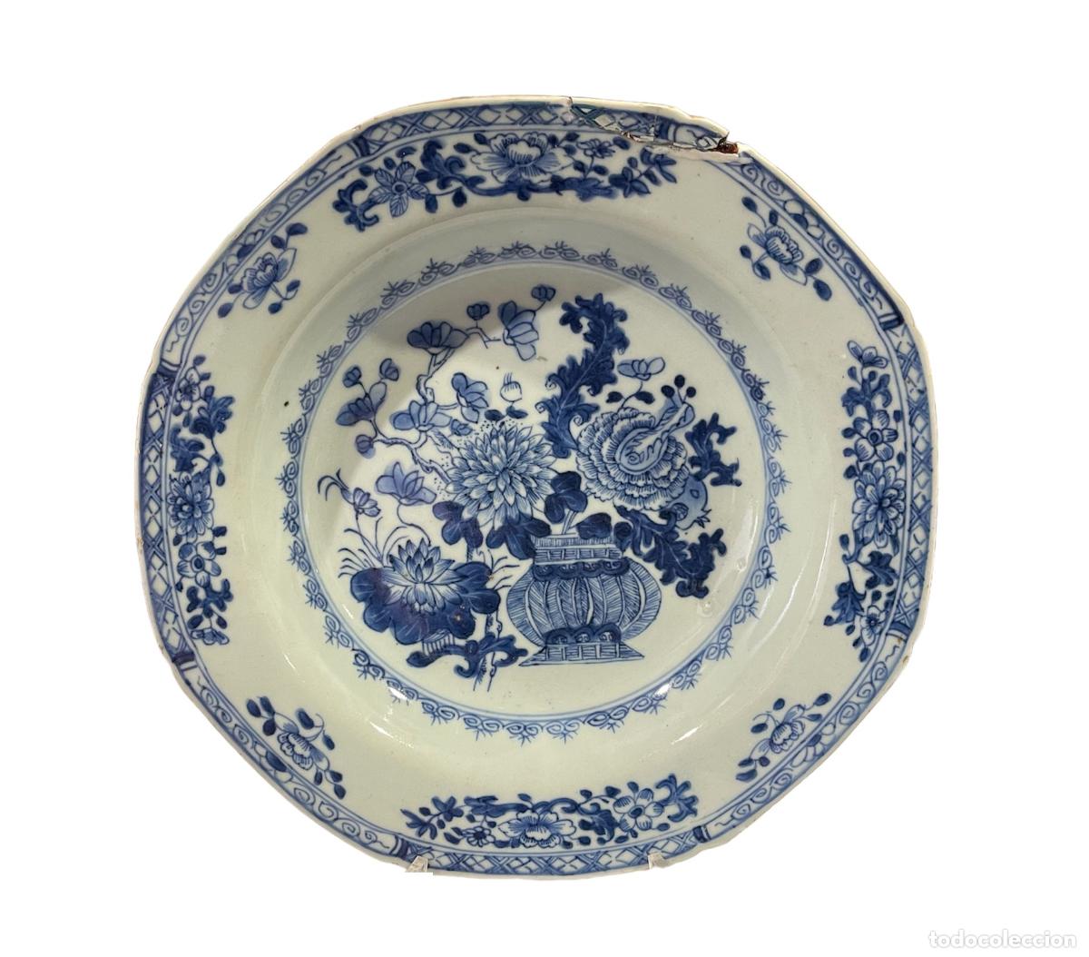 Antig&uuml;edades: Porcelana oriental - Plato - Compa&ntilde;&iacute;a Brit&aacute;nica de las Indias Orientales