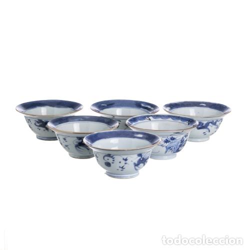 Antiques: Porcelana oriental - Seis vasos