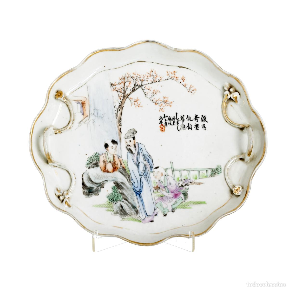 Antiquit&auml;ten: Porcelana oriental - Plato para servir