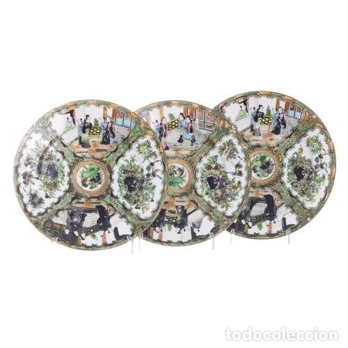Antiques: Porcelana oriental - Tres platos