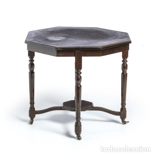 Antiquit&eacute;s: Mesa de centro octogonal - siglo XIX