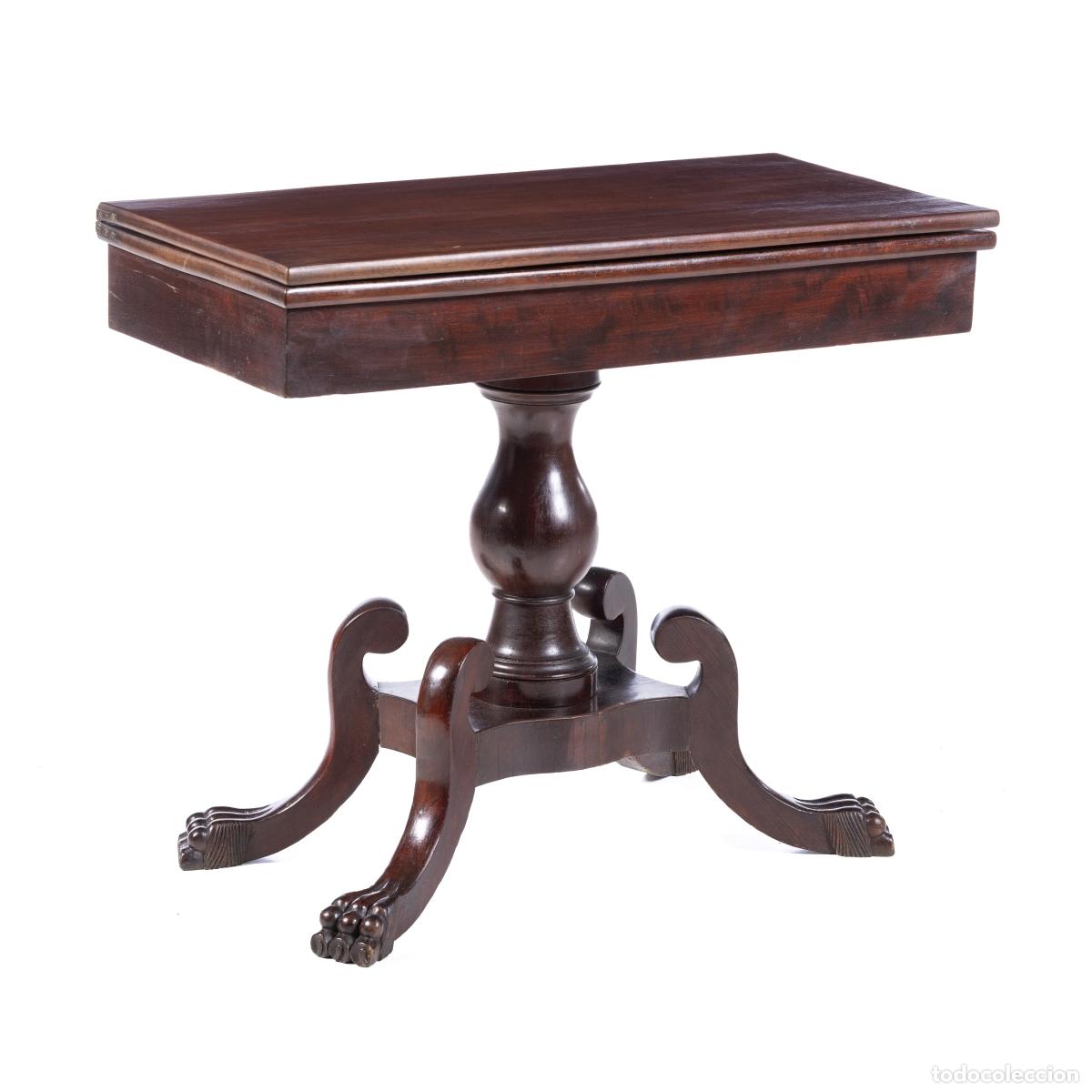 Antig&uuml;edades: Mesa de t&eacute; de palisandro - siglo XIX - Foto 1