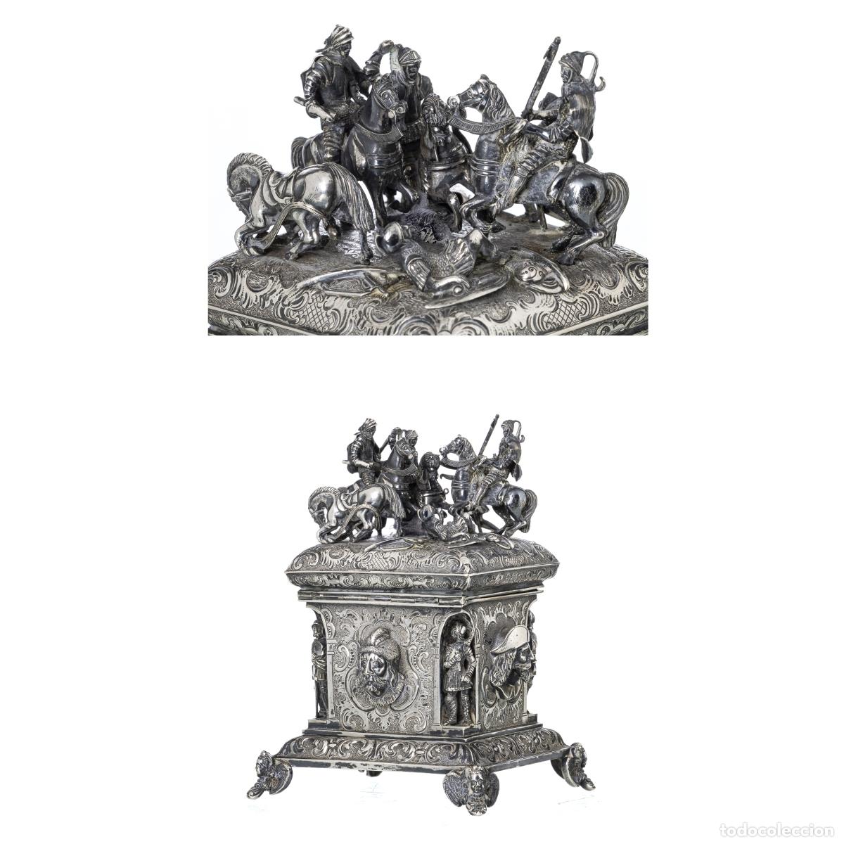 Antiques: Plata - Caja de plata austroh&uacute;ngara - Siglo XIX